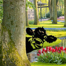 Farm Peeping Animal Metal Art