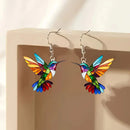 Colorful Hummingbird Earrings