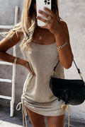 Fashion Sleeveless Lace-up  Dress