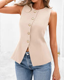 Summer Sleeveless Blazer Vest