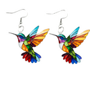 Colorful Hummingbird Earrings
