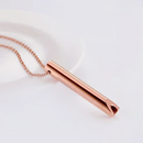 Stainless Steel Necklace With Whistle Pendant To Regulate Breathing And Relieve Stress