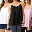 Loose-fitting Tank Top With Built-in Bra