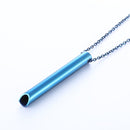 Stainless Steel Necklace With Whistle Pendant To Regulate Breathing And Relieve Stress