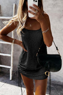 Fashion Sleeveless Lace-up  Dress