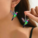 Colorful Hummingbird Earrings