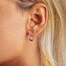 Dachshund Hoop Earrings 925 Sterling Silver